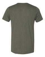 Bella + Canvas 3001CVC Unisex Heather CVC T-Shirt #color_HTHR MILTARY GRN