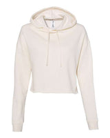 Independent Trading Co. AFX64CRP Women’s Lightweight Crop Hooded Sweatshirt #color_Bone