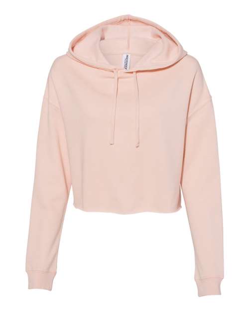 Independent Trading Co. AFX64CRP Women’s Lightweight Crop Hooded Sweatshirt #color_Blush