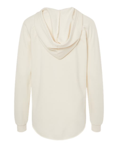 Independent Trading Co. PRM2500 Women’s Lightweight California Wave Wash Hooded Sweatshirt #color_Bone