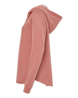 Independent Trading Co. PRM2500 Women’s Lightweight California Wave Wash Hooded Sweatshirt #color_Dusty Rose