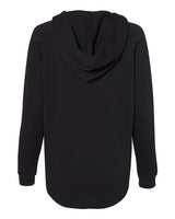 Independent Trading Co. PRM2500 Women’s Lightweight California Wave Wash Hooded Sweatshirt #color_Black