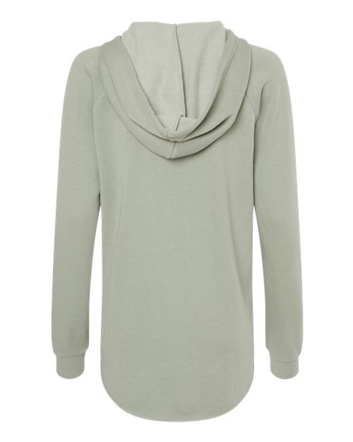Independent Trading Co. PRM2500 Women’s Lightweight California Wave Wash Hooded Sweatshirt #color_Sage