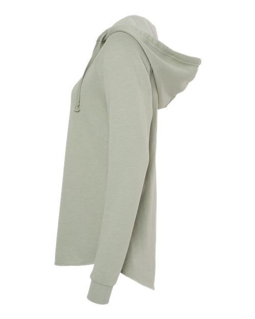 Independent Trading Co. PRM2500 Women’s Lightweight California Wave Wash Hooded Sweatshirt #color_Sage