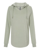 Independent Trading Co. PRM2500 Women’s Lightweight California Wave Wash Hooded Sweatshirt #color_Sage