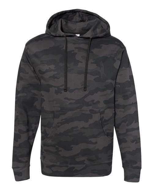 Independent Trading Co. SS4500 Midweight Hooded Sweatshirt #color_Black Camo