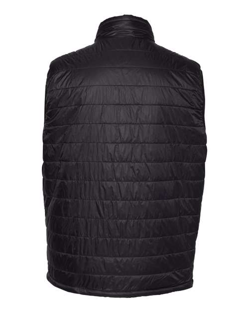 Independent Trading Co. EXP120PFV Puffer Vest #color_Black