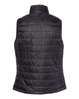 Independent Trading Co. EXP220PFV Women's Puffer Vest #color_Black