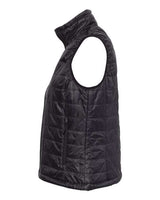 Independent Trading Co. EXP220PFV Women's Puffer Vest #color_Black