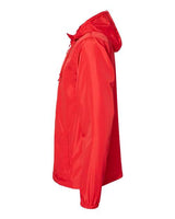 Independent Trading Co. EXP54LWZ Lightweight Windbreaker Full-Zip Jacket #color_Red