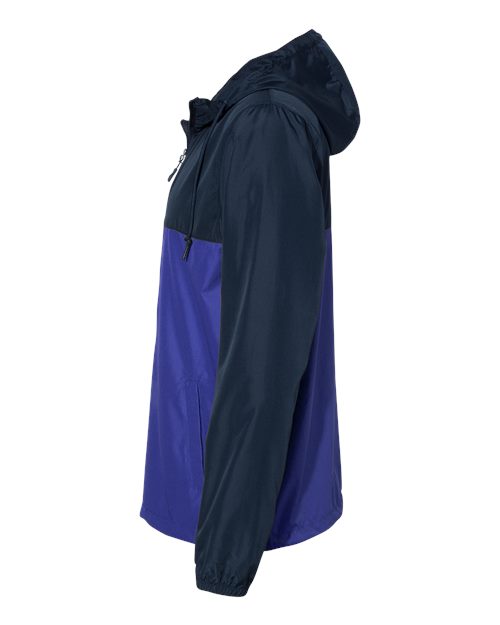 Independent Trading Co. EXP54LWZ Lightweight Windbreaker Full-Zip Jacket #color_Classic Navy/ Royal