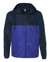Independent Trading Co. EXP54LWZ Lightweight Windbreaker Full-Zip Jacket #color_Classic Navy/ Royal