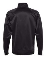 Independent Trading Co. EXP70PTZ Lightweight Poly-Tech Full-Zip Track Jacket #color_Black/ Black