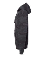 Independent Trading Co. IND4000 Heavyweight Hooded Sweatshirt #color_Black Camo