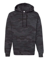 Independent Trading Co. IND4000 Heavyweight Hooded Sweatshirt #color_Black Camo