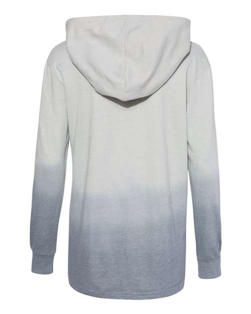 MV Sport W20185 Women's French Terry Ombré Hooded Sweatshirt #color_Greyscale