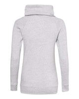 MV Sport W20155 Women’s Space-Dyed Cowl Neck Sweatshirt #color_Ash