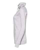 MV Sport W20155 Women’s Space-Dyed Cowl Neck Sweatshirt #color_Ash