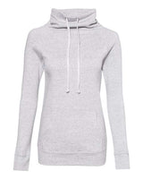 MV Sport W20155 Women’s Space-Dyed Cowl Neck Sweatshirt #color_Ash
