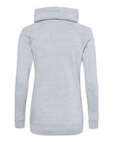MV Sport W20155 Women’s Space-Dyed Cowl Neck Sweatshirt #color_Light Blue