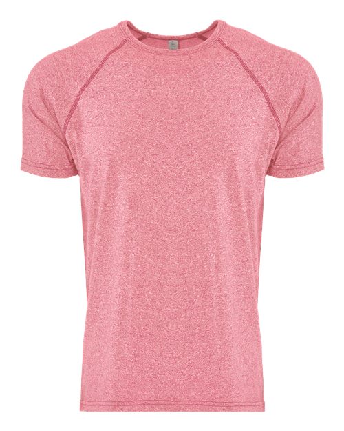 Next Level 2050 Men's Mock Twist Raglan T-Shirt #color_TECH PINK