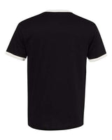 Next Level 3604 Unisex Ringer T-Shirt #color_BLACK/ NATURAL