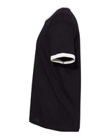 Next Level 3604 Unisex Ringer T-Shirt #color_BLACK/ NATURAL