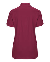 Red Kap SK97 Women's Short Sleeve Performance Knit Pocketless Core Polo #color_Burgundy