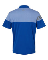 Adidas A213 Heathered 3-Stripes Colorblocked Polo #color_Collegiate Royal