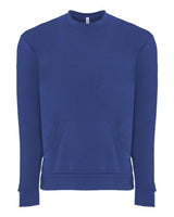 Next Level 9001 Unisex Long Sleeve Crew with Pocket #color_ROYAL