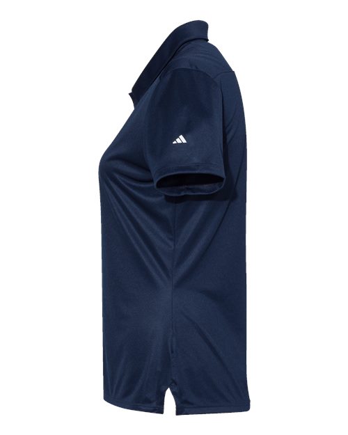 Adidas A325 Women's 3-Stripes Shoulder Polo #color_Collegiate Navy/ White