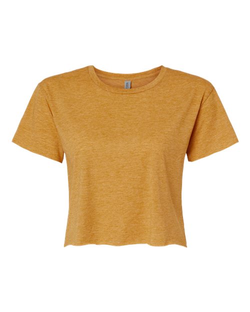Next Level N5080 Ladies' Festival Cali Crop T-Shirt #color_ANTIQUE GOLD