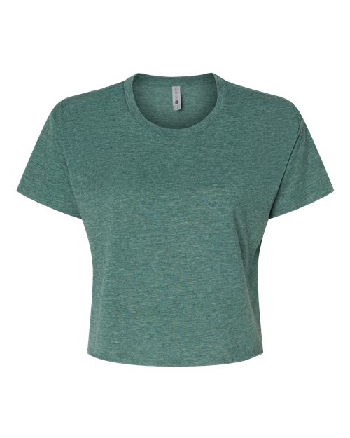 Next Level N5080 Ladies' Festival Cali Crop T-Shirt #color_ROYAL PINE