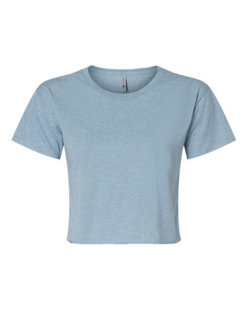 Next Level N5080 Ladies' Festival Cali Crop T-Shirt #color_STONEWASH DENIM