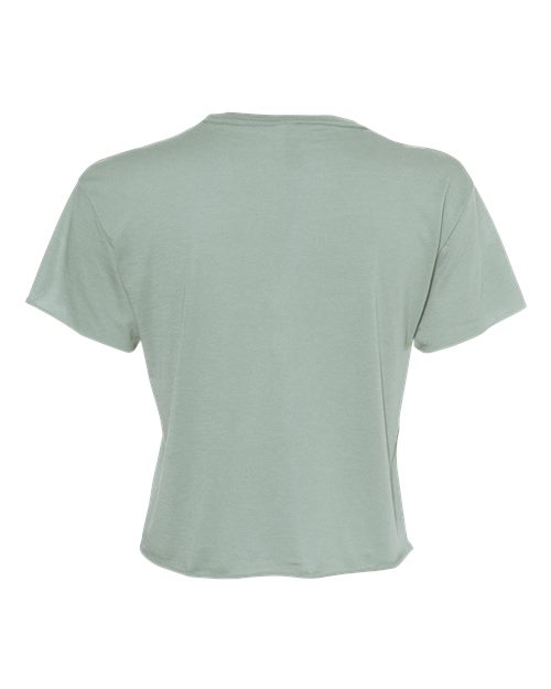 Next Level N5080 Ladies' Festival Cali Crop T-Shirt #color_STONEWASH GREEN