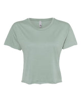 Next Level N5080 Ladies' Festival Cali Crop T-Shirt #color_STONEWASH GREEN