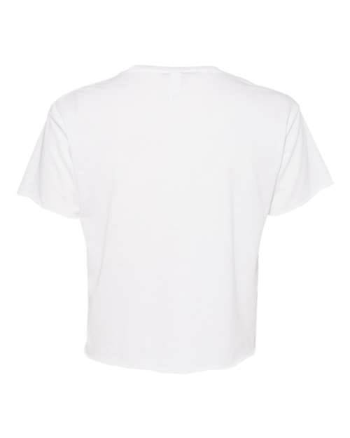 Next Level N5080 Ladies' Festival Cali Crop T-Shirt #color_WHITE