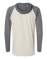 LAT 6917 Men's Hooded Raglan Long Sleeve Fine Jersey T-Shirt #color_NT HT/ GR HT/ TT