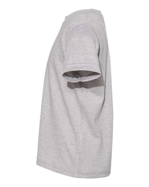 Rabbit Skins 3391 Toddler Harborside Melange Jersey T-Shirt #color_GRAY MELANGE