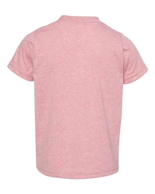 Rabbit Skins 3391 Toddler Harborside Melange Jersey T-Shirt #color_MAUVELOUS MLANGE