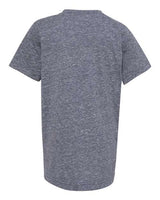LAT 6191 Youth Harborside Melange Jersey T-Shirt #color_NAVY MELANGE