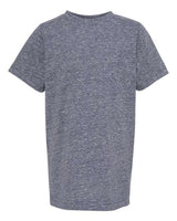 LAT 6191 Youth Harborside Melange Jersey T-Shirt #color_NAVY MELANGE