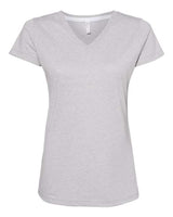 LAT 3591 Ladies' V-Neck Harborside Melange Jersey T-Shirt #color_GRAY MELANGE