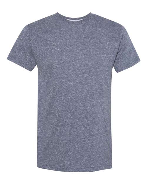 LAT 6991 Men's Harborside Melange Jersey T-Shirt #color_NAVY MELANGE