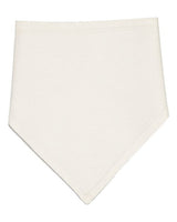 Rabbit Skins RS1012 Infant Premium Jersey Bandana Bib #color_NATURL/ TITANIUM