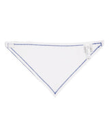 Rabbit Skins RS1012 Infant Premium Jersey Bandana Bib #color_ROYAL/ WHITE