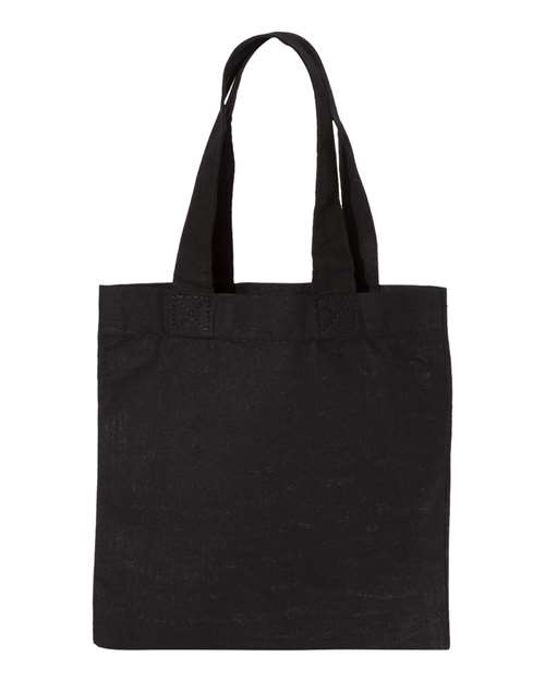 Liberty Bags OAD115 OAD Cotton Canvas Small Tote #color_BLACK