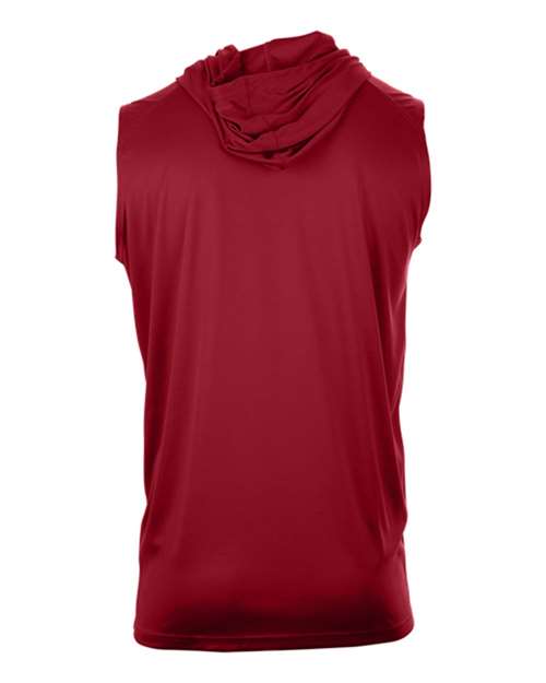 Badger 4108 B-Core Sleeveless Hooded T-Shirt #color_Red