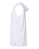 Badger 4108 B-Core Sleeveless Hooded T-Shirt #color_White