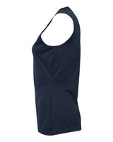 C2 Sport 5663 Women's Sleeveless V-Neck T-Shirt #color_Navy